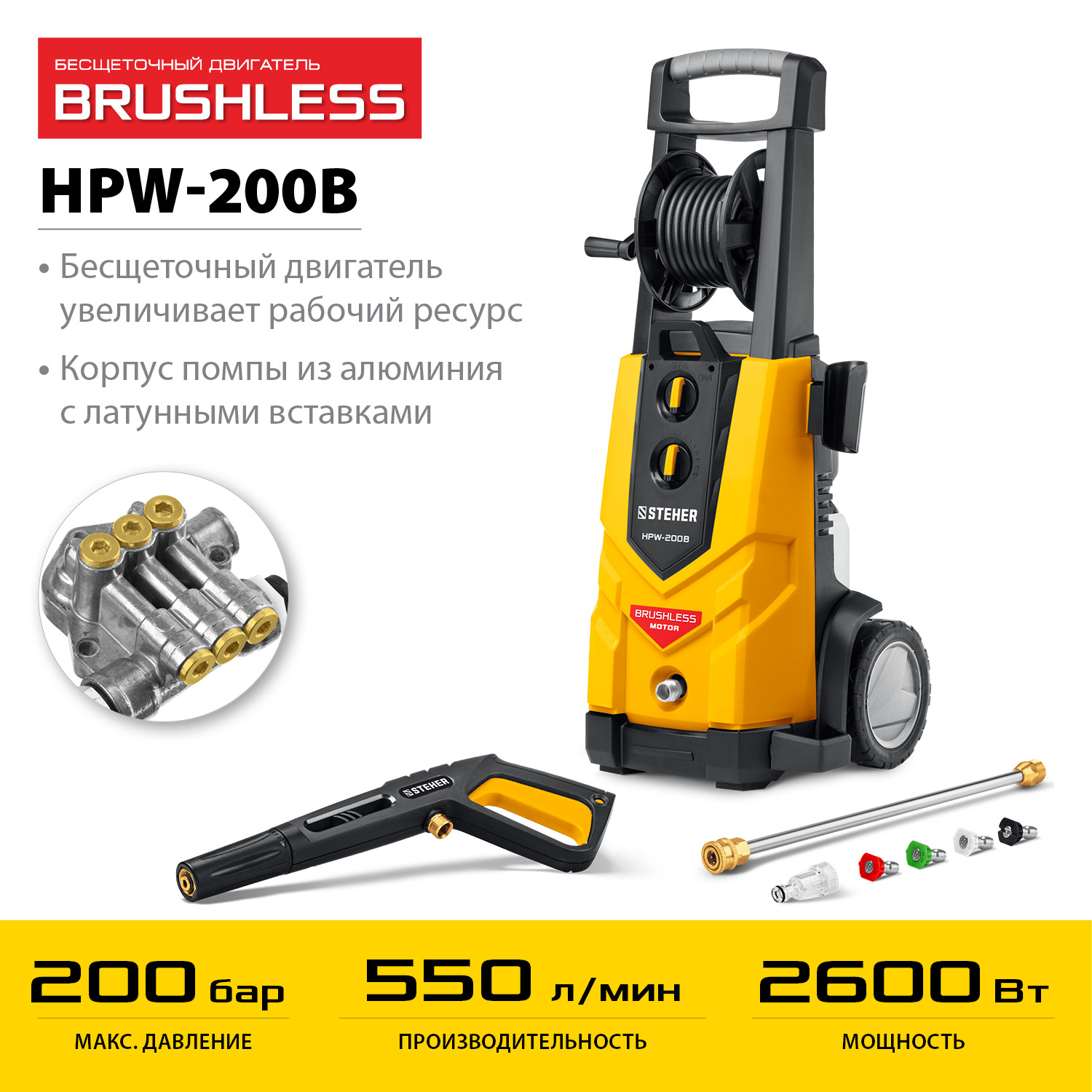 Мойка высокого давления HPW-200B