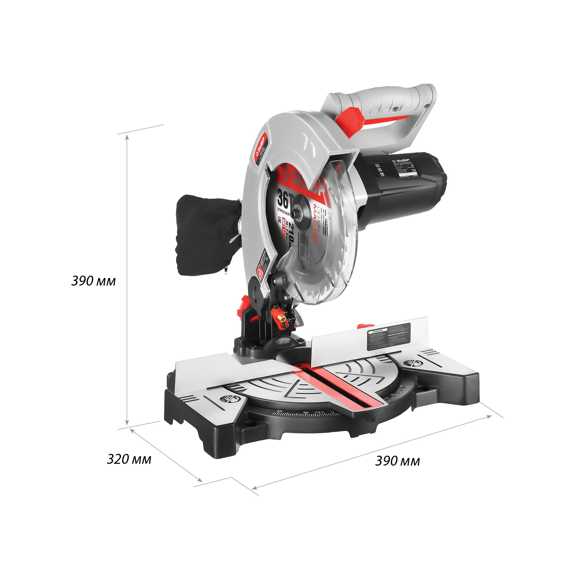 Пила торцовочная ЗПТ-210-1400 Л