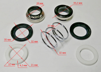 Пружинное уплотнение ф35х20,h55мм для ФН-2200Л(37) DMN,  ФН-1500Л(36)