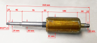 Ротор для ФН-2200Л(32) с DMN013 Lраб.=105мм, D=61мм, Н=314мм