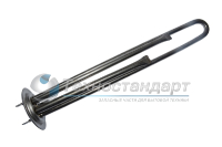 Тэн для водонагревателя, для Thermex, 1300W, нержавейка, резьба под анод М4, L= 300 мм, фланец 64 мм