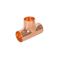 Тройник медный для кондиционеров 3 x 5/8"